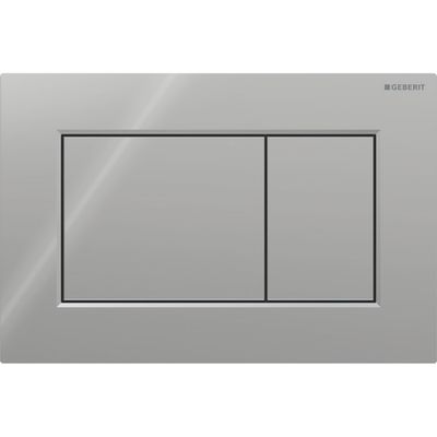 Plaque de déclenchement Geberit Sigma01 square / Chromé brillant