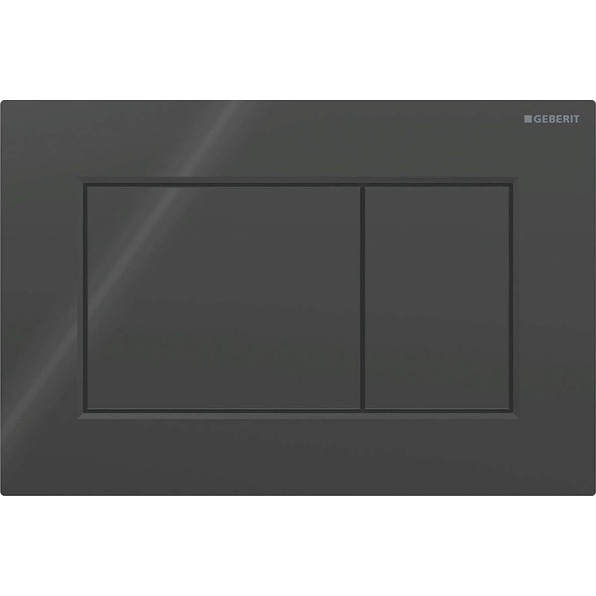 Plaque de déclenchement Geberit Sigma01 square / Noir