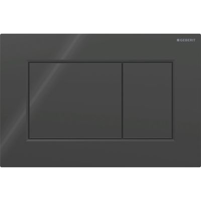 Plaque de déclenchement Geberit Sigma01 square / Noir