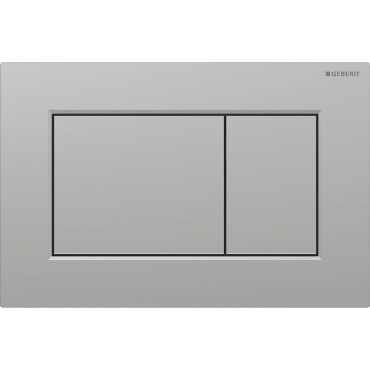 Plaque de déclenchement Geberit Sigma01 square / Chromé mat