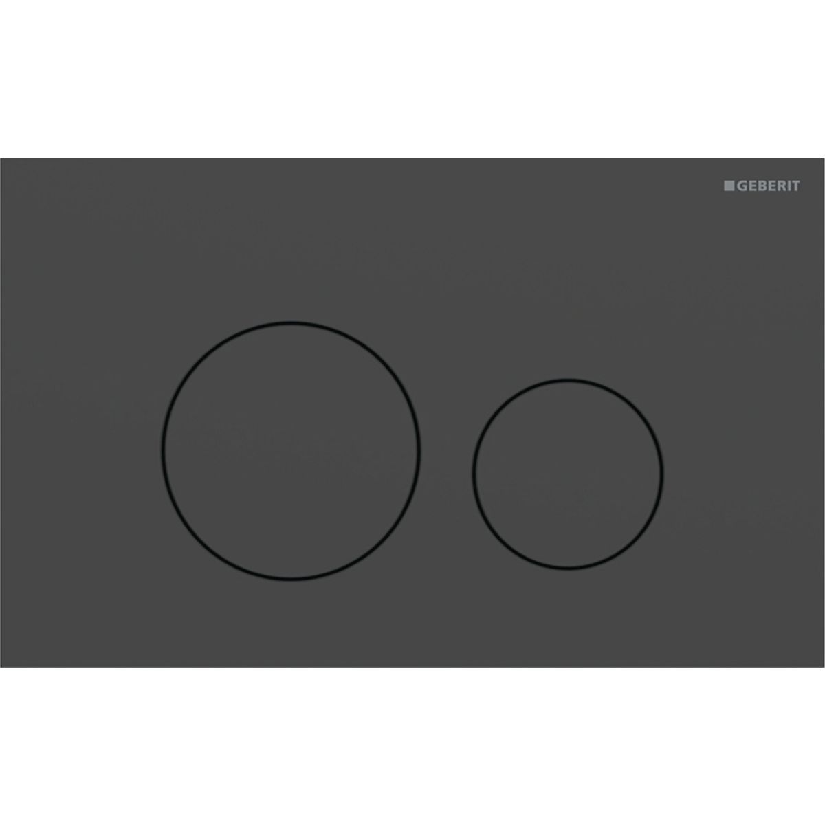 Plaque de déclenchement Geberit Sigma40 / Noir mat