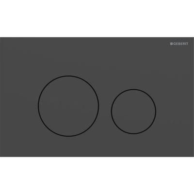 Plaque de déclenchement Geberit Sigma40 / Noir mat