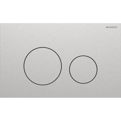 Geberit Sigma40 Flush Plate / Brushed Chrome