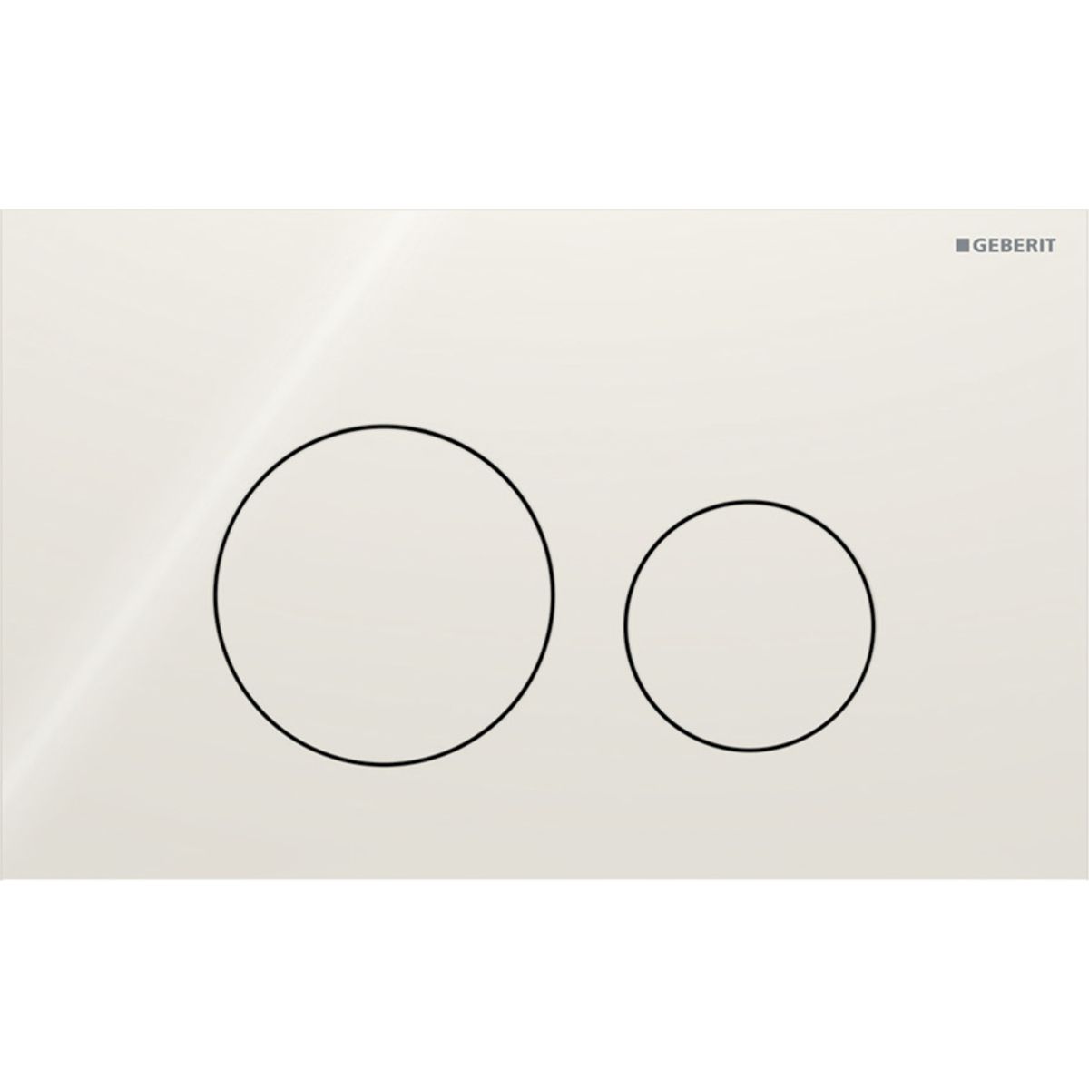 Plaque de déclenchement Geberit Sigma40 / Gris sable