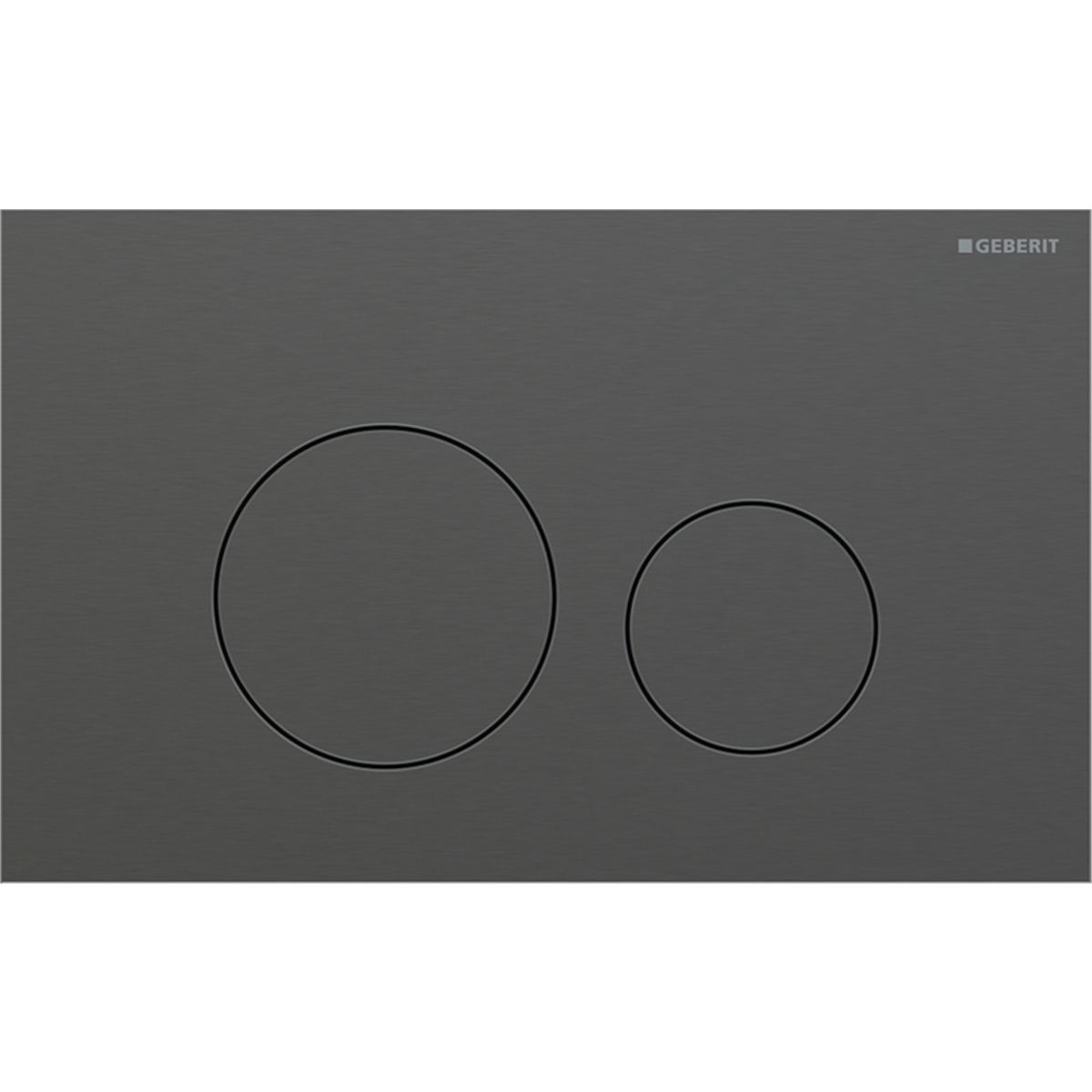 Plaque de déclenchement Geberit Sigma40 / Noir chromé brossé