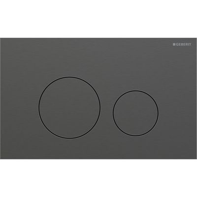 Plaque de déclenchement Geberit Sigma40 / Noir chromé brossé