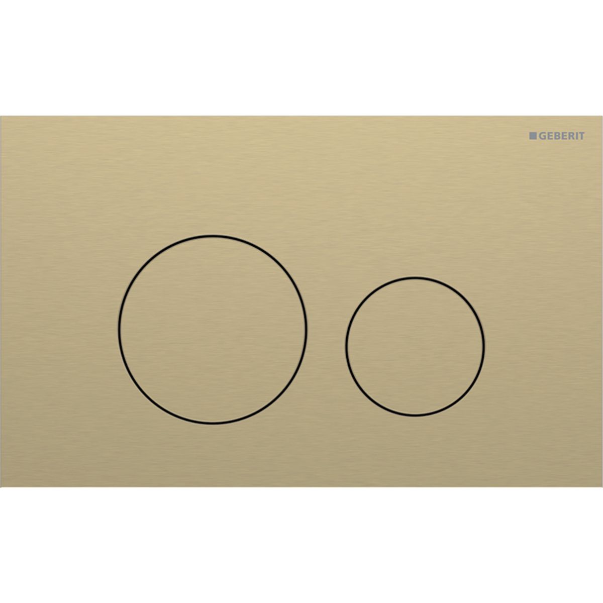 Plaque de déclenchement Geberit Sigma40 / Laiton brossé