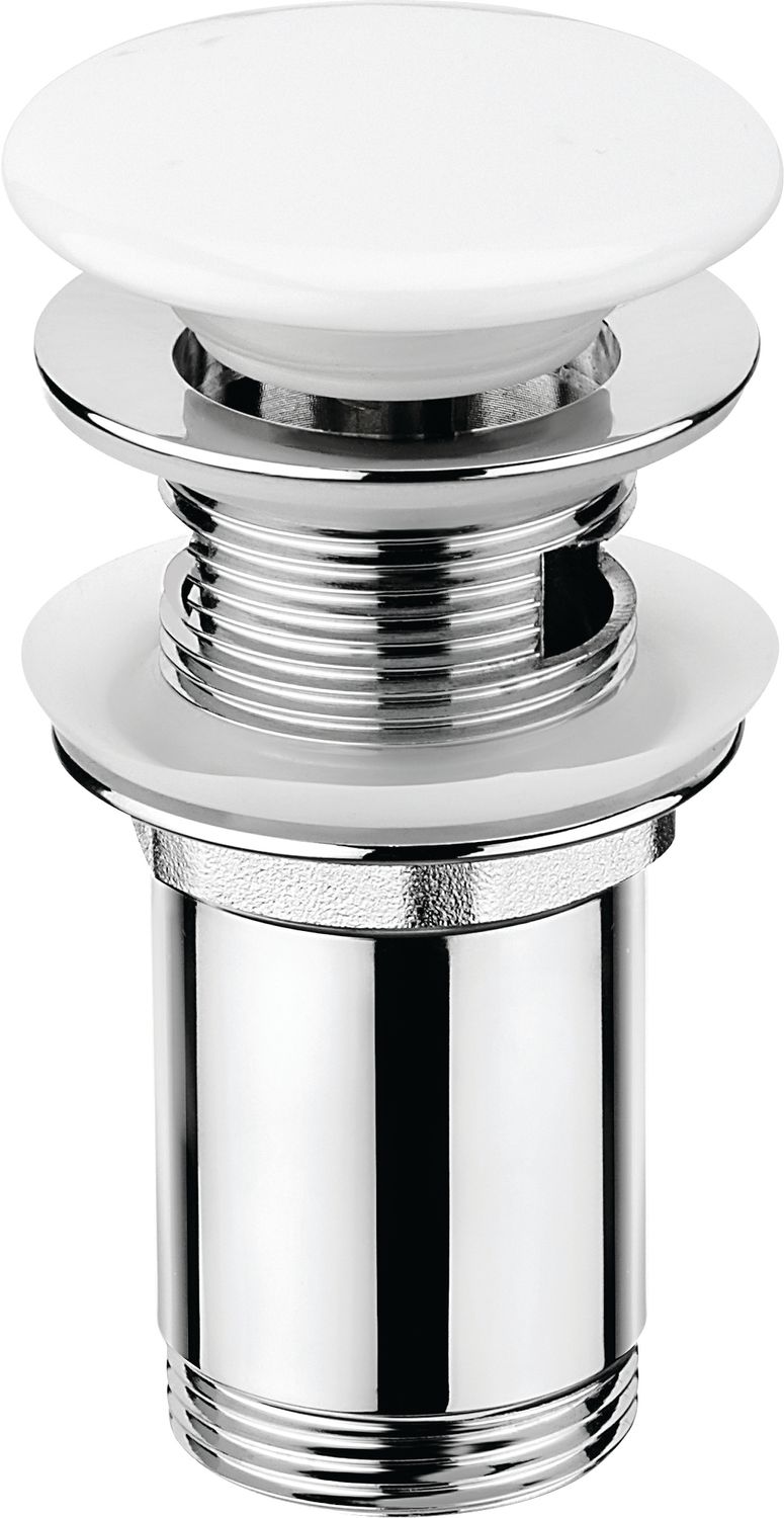 Bonde de lavabo Deante click-clac en blanc