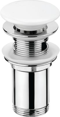 Bonde de lavabo Deante click-clac en blanc
