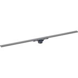 Set de finition Geberit CleanLine50 - Cadre : noir chromé brossé, revêtu / Surface: noir chromé brossé, revêtu - Longueur 30 - 130 cm