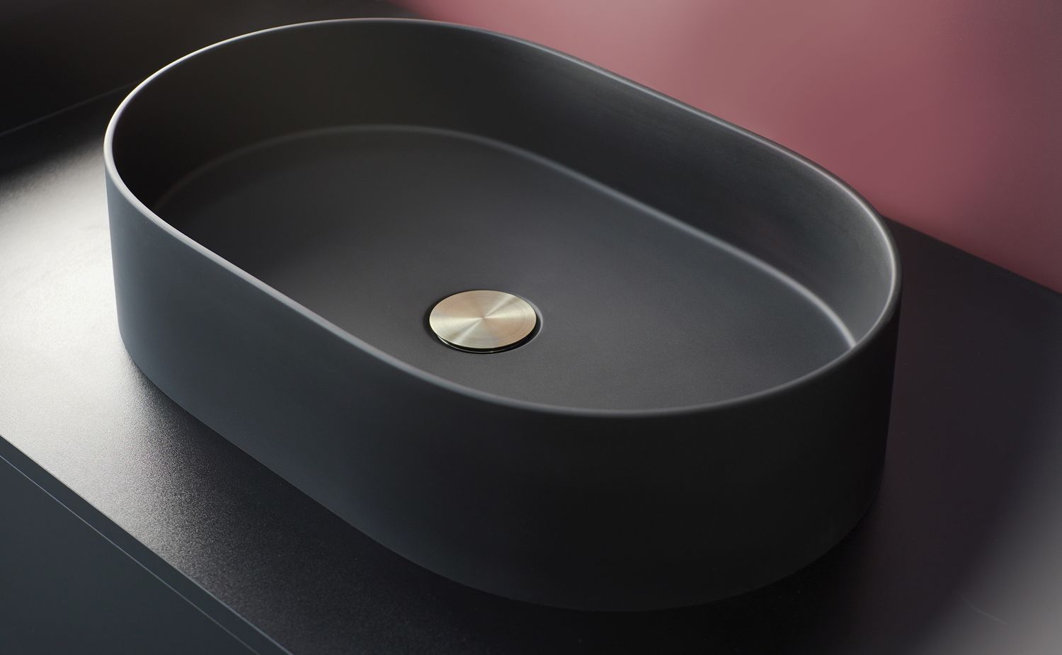 Bonde de lavabo Deante click-clac en PVD laiton brossé — vue 5