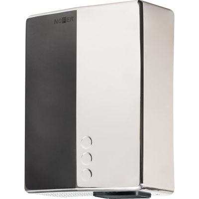 Sèche-mains avec capteur électronique Nofer Bigflow Evo en chromé brillant