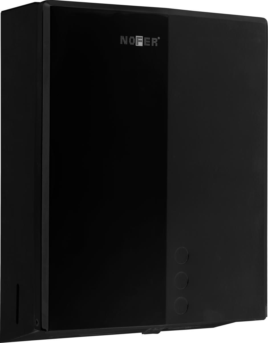 Distributeur de papier essuie-mains Nofer Evo en noir mat