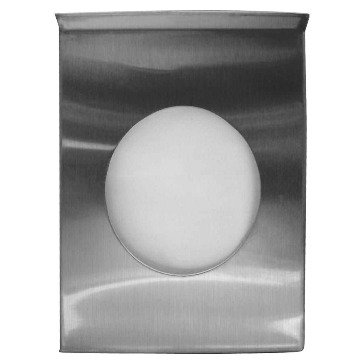 Distributeur de sachet hygiéniques mural Nofer en chromé satiné