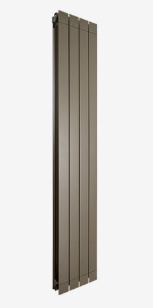 Elément de radiateur décoratif en aluminium moulé Fondital GARDA S (entraxe 180 cm / épaisseur 9 cm) en bronze