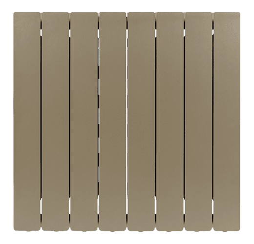 Elément de radiateur en aluminium moulé Fondital Blitz Super B4 (entraxe 500 / profondeur 100) en bronze