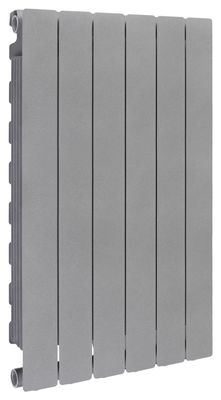 Elément de radiateur en aluminium moulé Fondital Blitz Super B4 (entraxe 500 / profondeur 100) en finition graphite