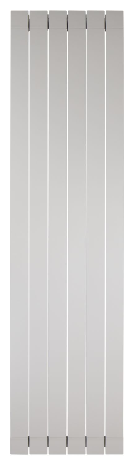 Elément de radiateur décoratif en aluminium moulé Fondital GARDA S (entraxe 180 cm / épaisseur 9 cm) en blanc neutre