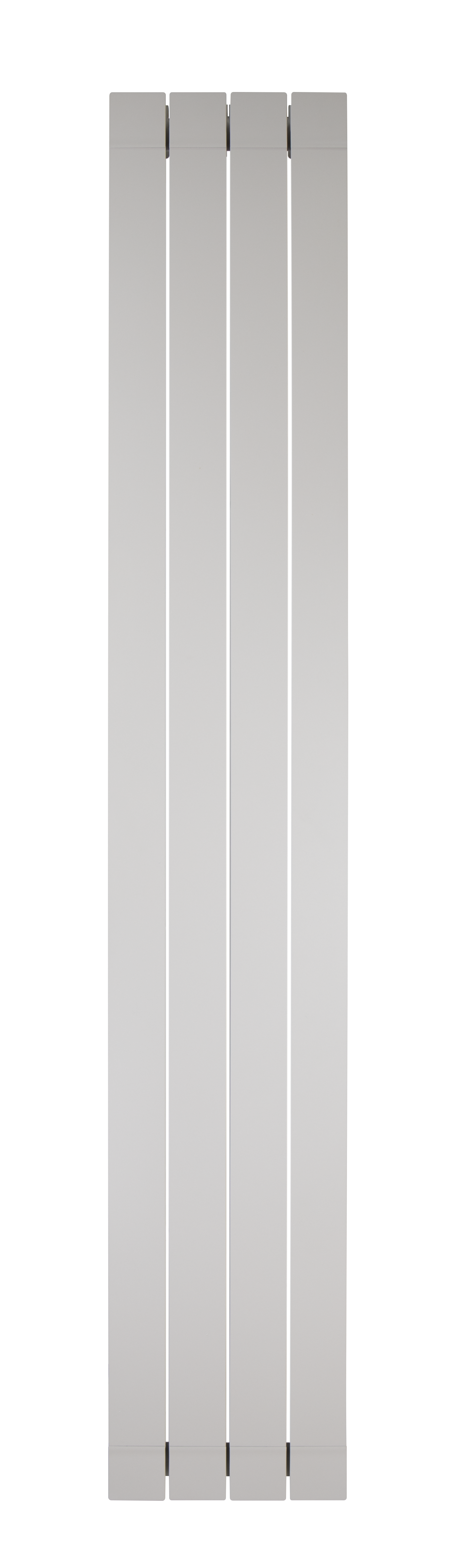 Elément de radiateur décoratif en aluminium moulé Fondital GARDA S (entraxe 180 cm / épaisseur 9 cm) en blanc neutre - vue 4