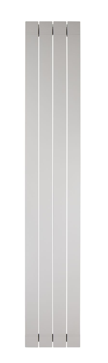 Elément de radiateur décoratif en aluminium moulé Fondital GARDA S (entraxe 180 cm / épaisseur 9 cm) en blanc neutre — vue 4