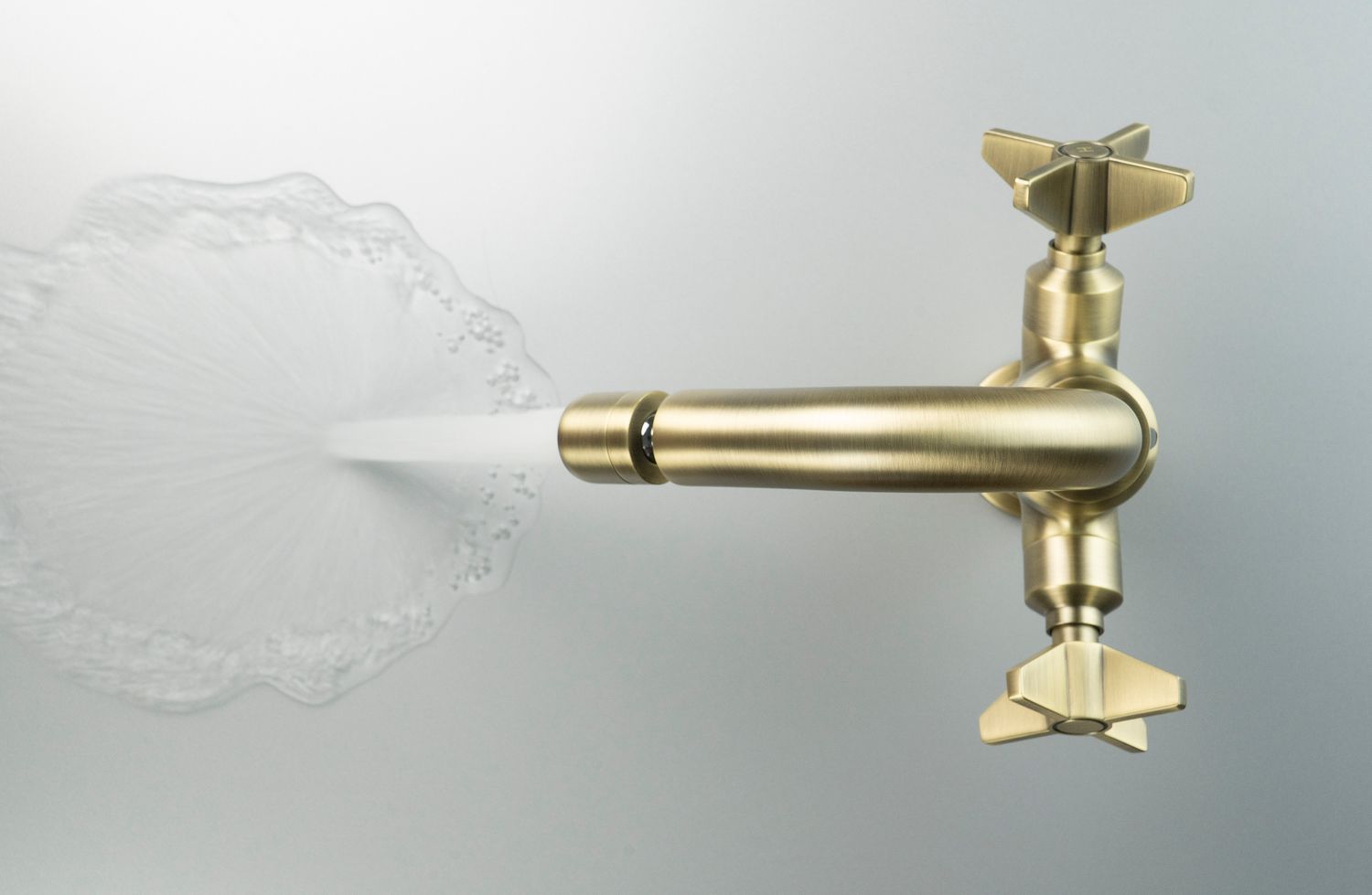 Bidet Mixer Deante Temisto without Drain in Brushed Brass PVD