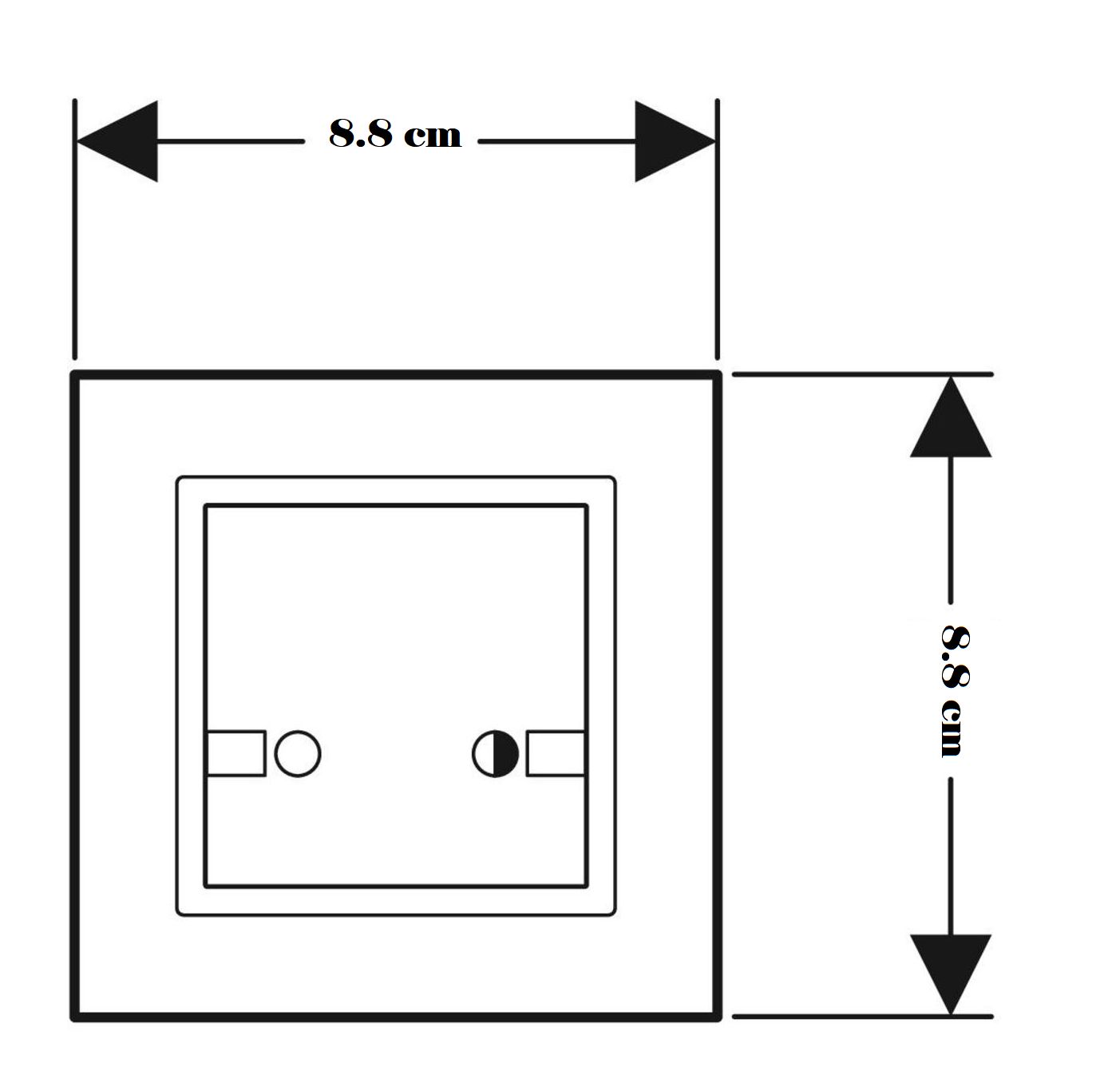 Geberit Radio Push Button for Electronic Flush Activation
