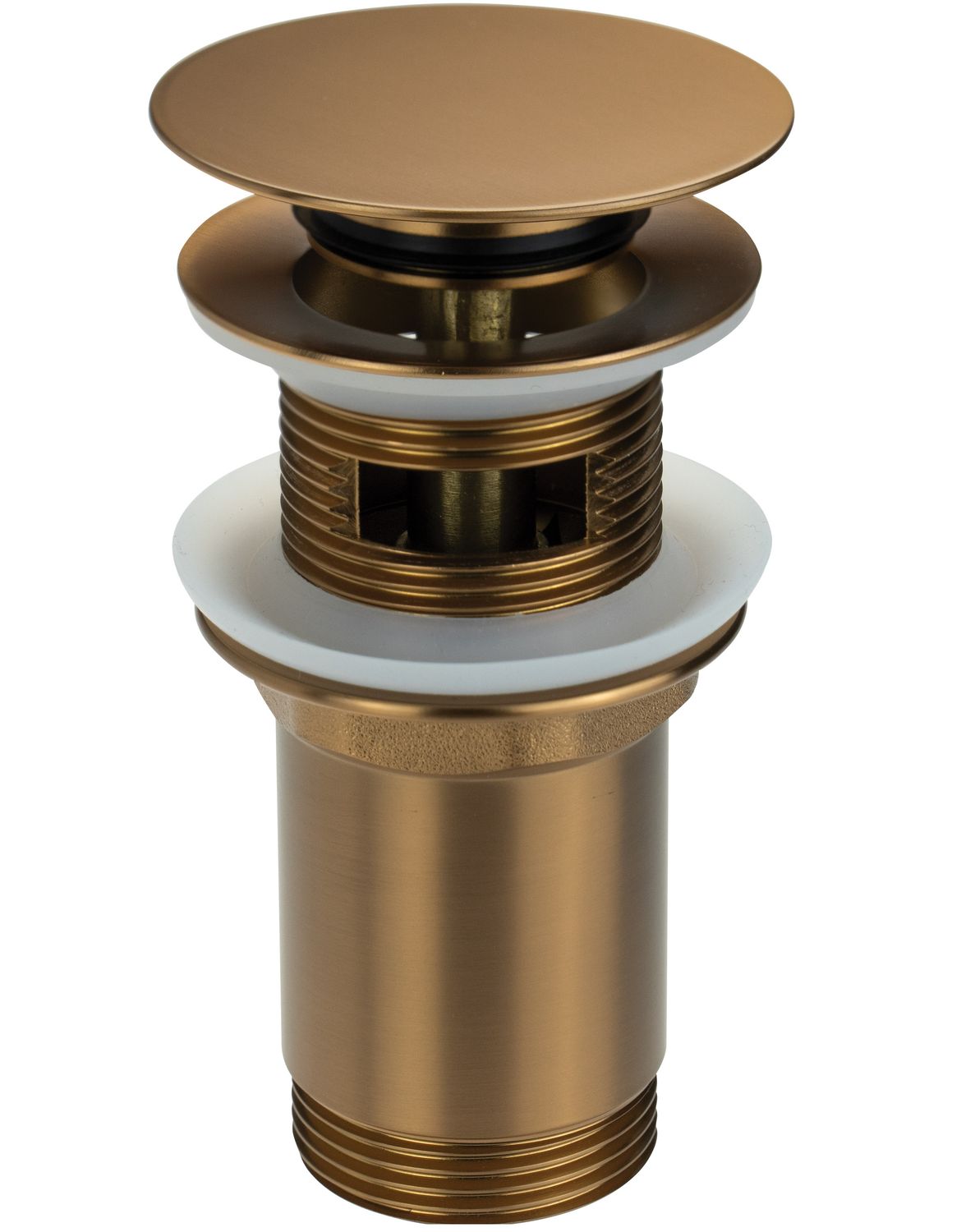 Bonde de lavabo Deante click-clac en PVD bronze brossé