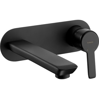 Deante Arnika 180 mm Built-in Basin Mixer in Matte Black