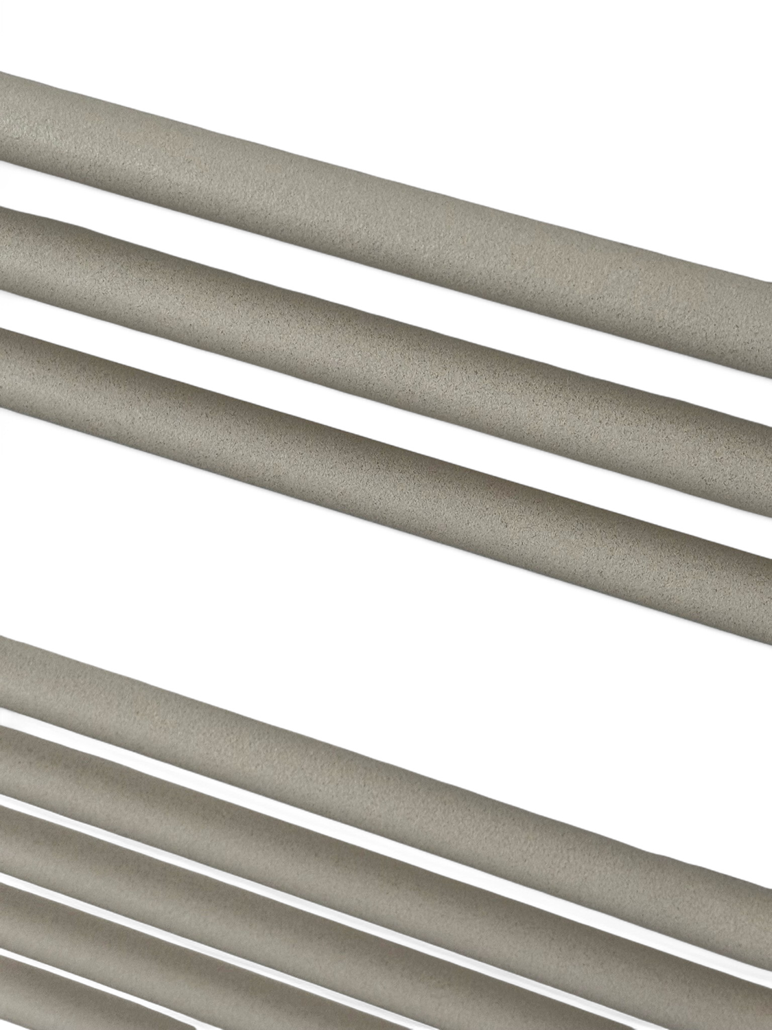 Radiateur sèche-serviettes en aluminium Fondital Cool 86 x 45 cm en beige coquille