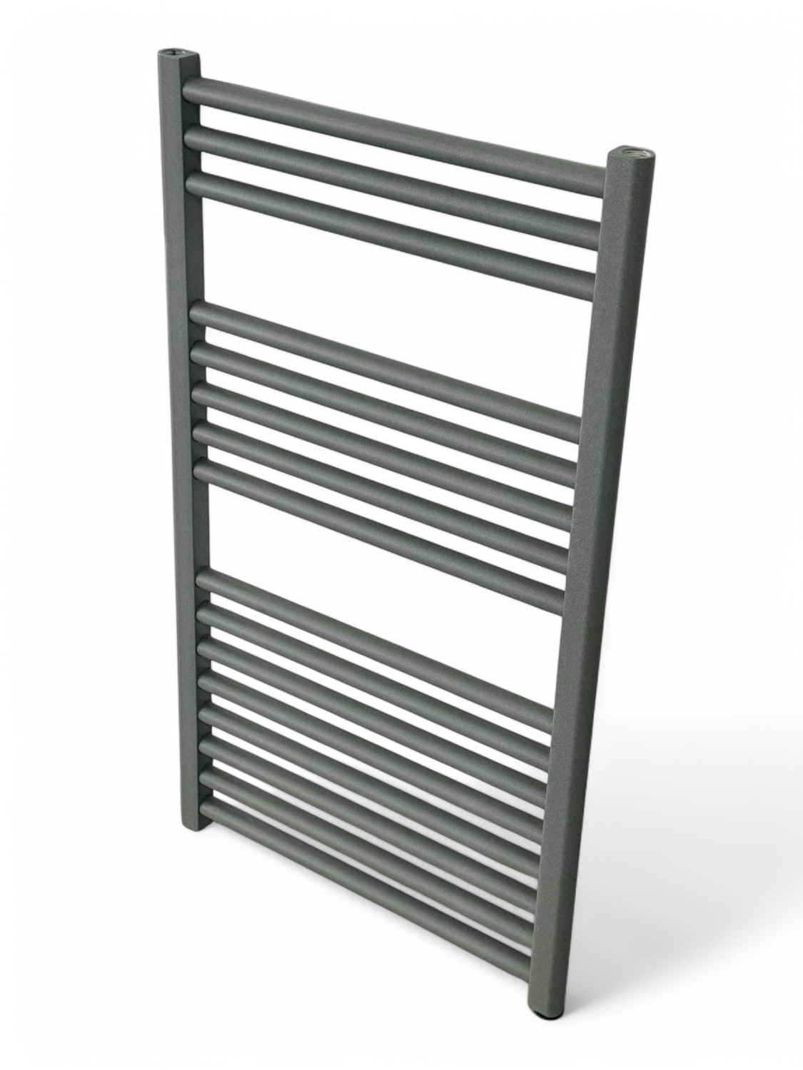 Radiateur sèche-serviettes en aluminium Fondital Cool 86 x 45 cm en graphite mat