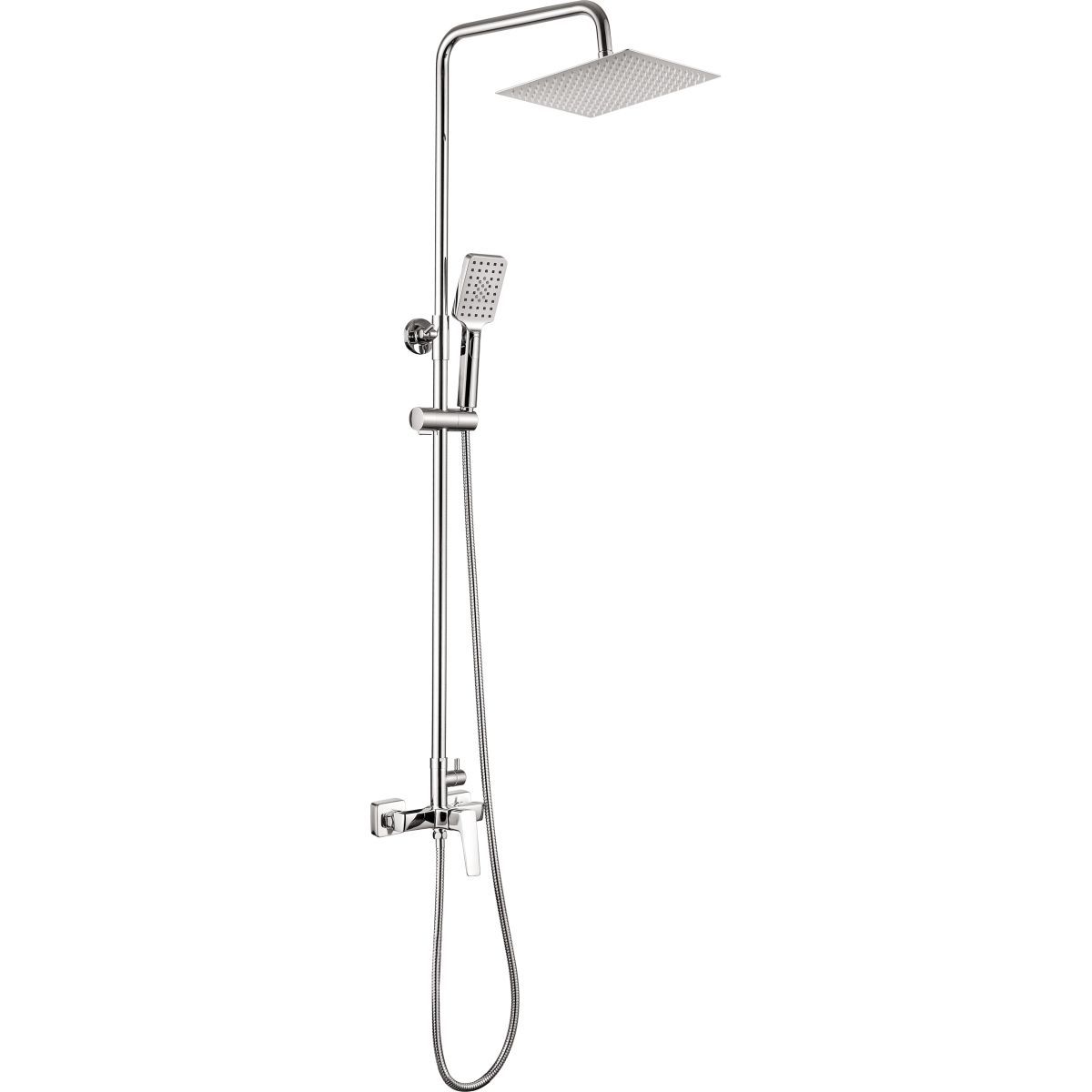 Colonne de douche Deante Blur 200 avec mitigeur de douche en chromé