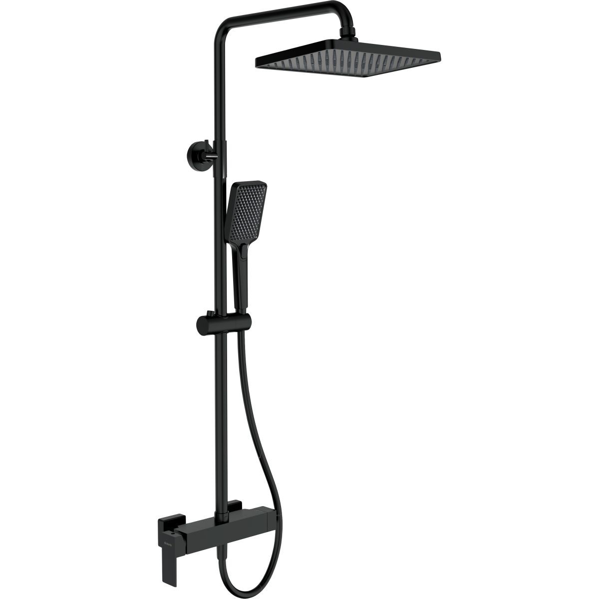 Colonne de douche Deante Anemon 280 avec mitigeur de douche en noir mat