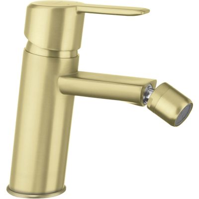 Bidet Mixer Deante Arnika without Drain in Brushed Gold