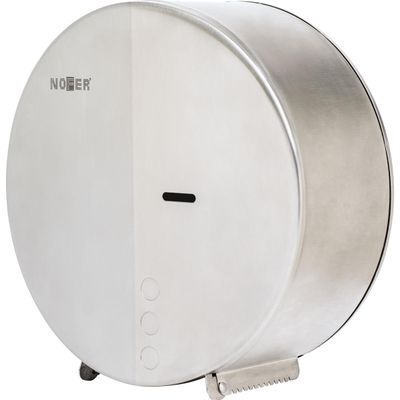 Distributeur de papier hygiénique Nofer Evo industriel en chromé satiné