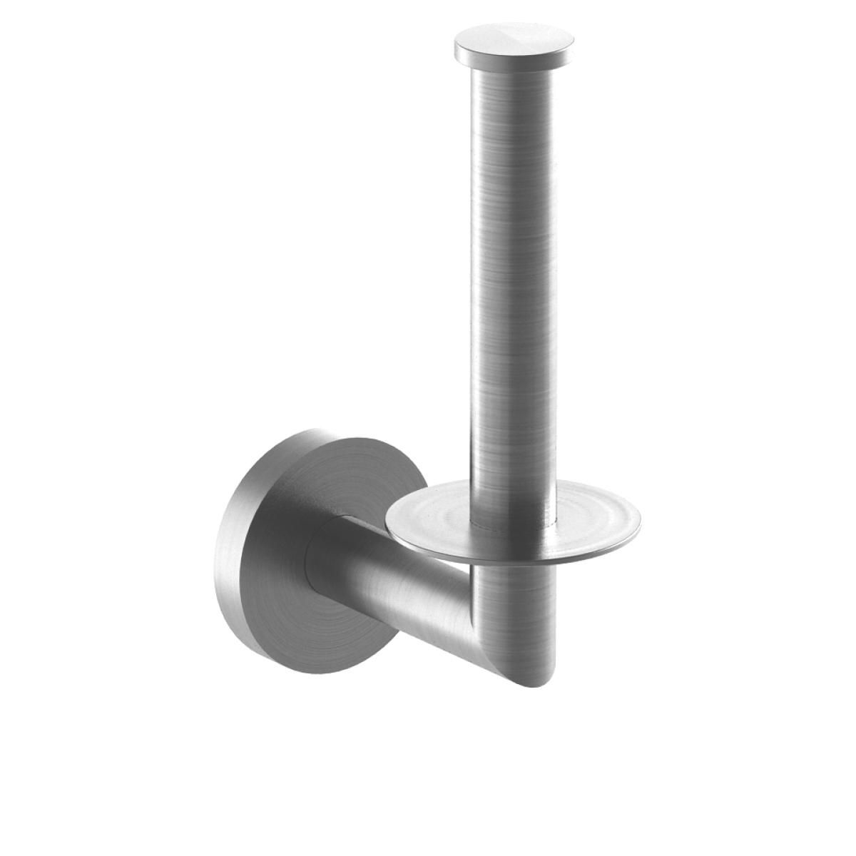 Porte-rouleau Nofer en chromé satiné