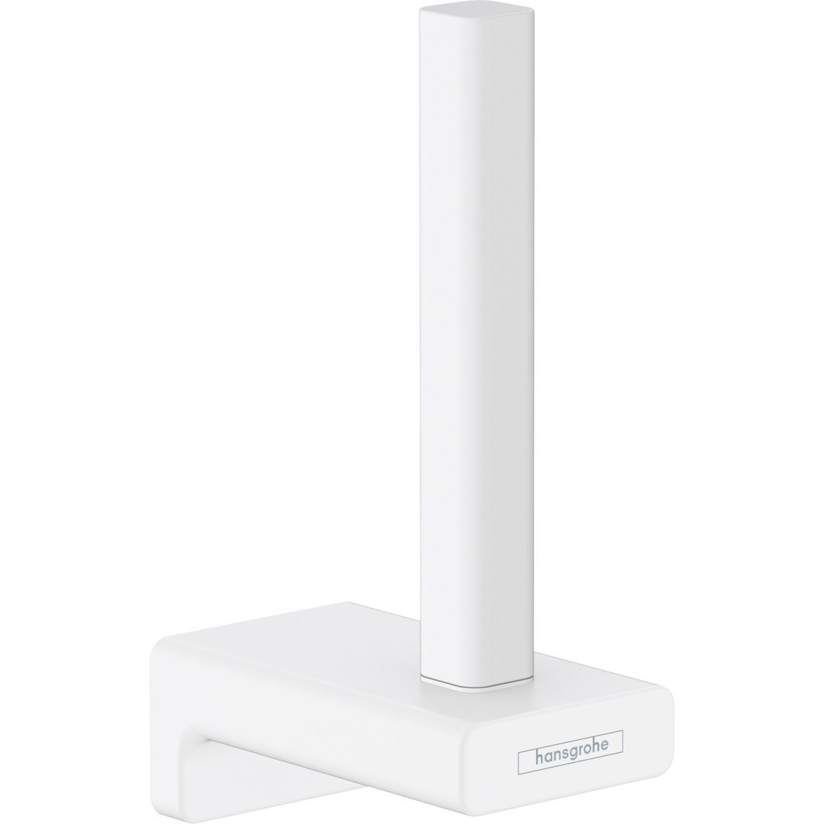 Porte-papier réserve WC Hansgrohe AddStoris en blanc mat