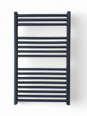 Radiateur sèche-serviettes en aluminium Fondital Cool 86 x 50 cm en noir mat