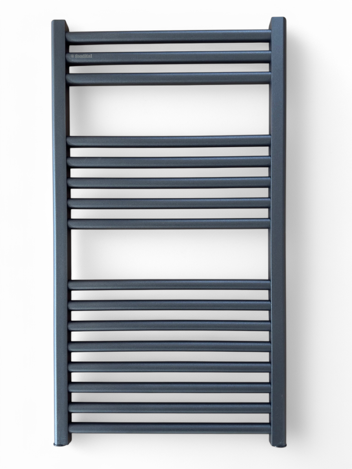 Radiateur sèche-serviettes en aluminium Fondital Cool 86 x 45 cm en noir intense