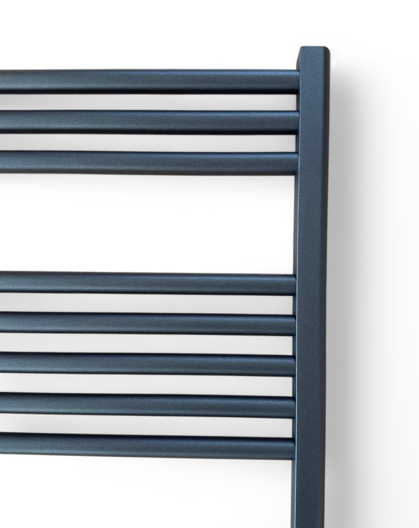 Radiateur sèche-serviettes en aluminium Fondital Cool 86 x 45 cm en noir intense - vue 3