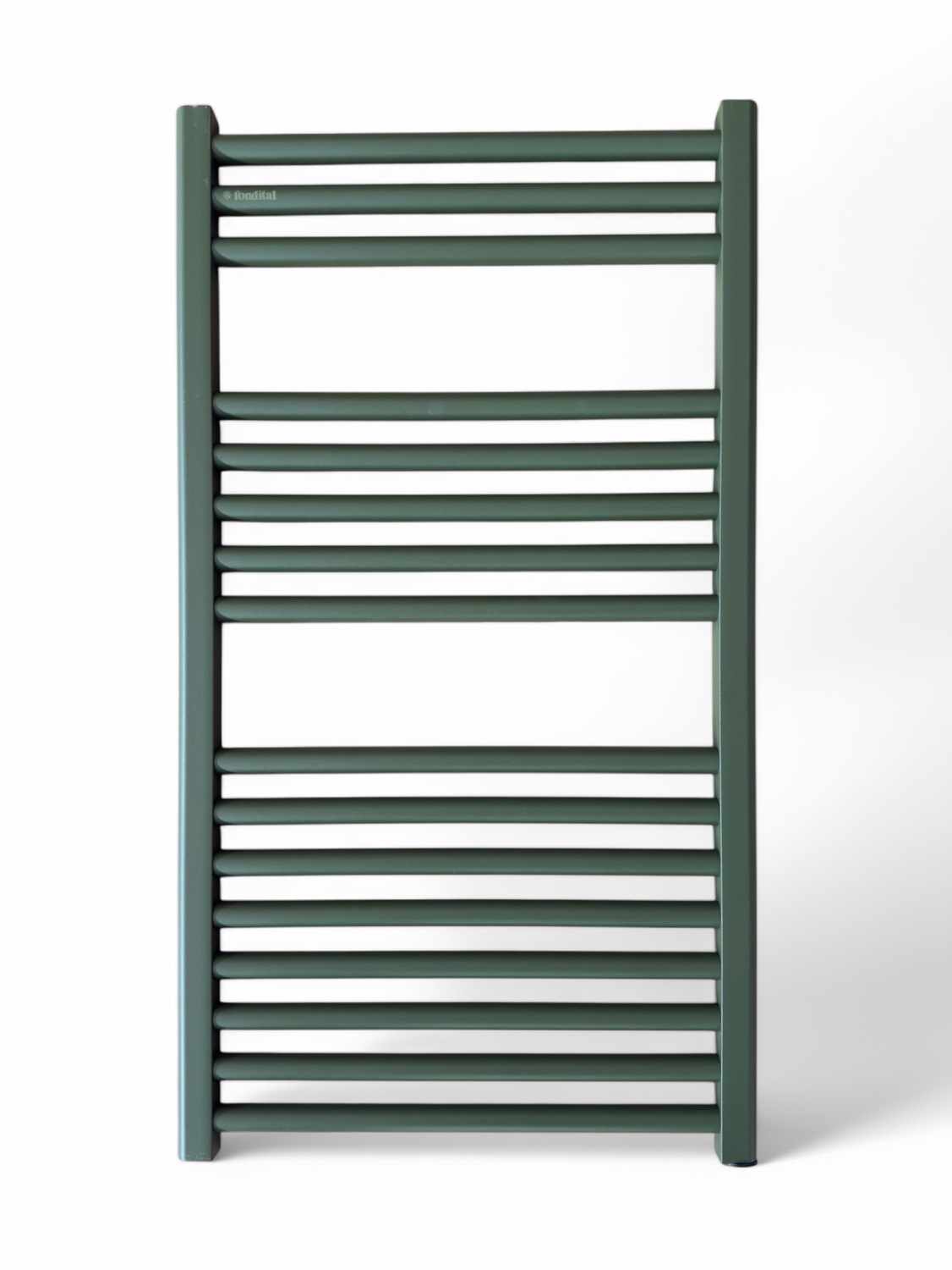 Radiateur sèche-serviettes en aluminium Fondital Cool 86 x 45 cm en vert foncé