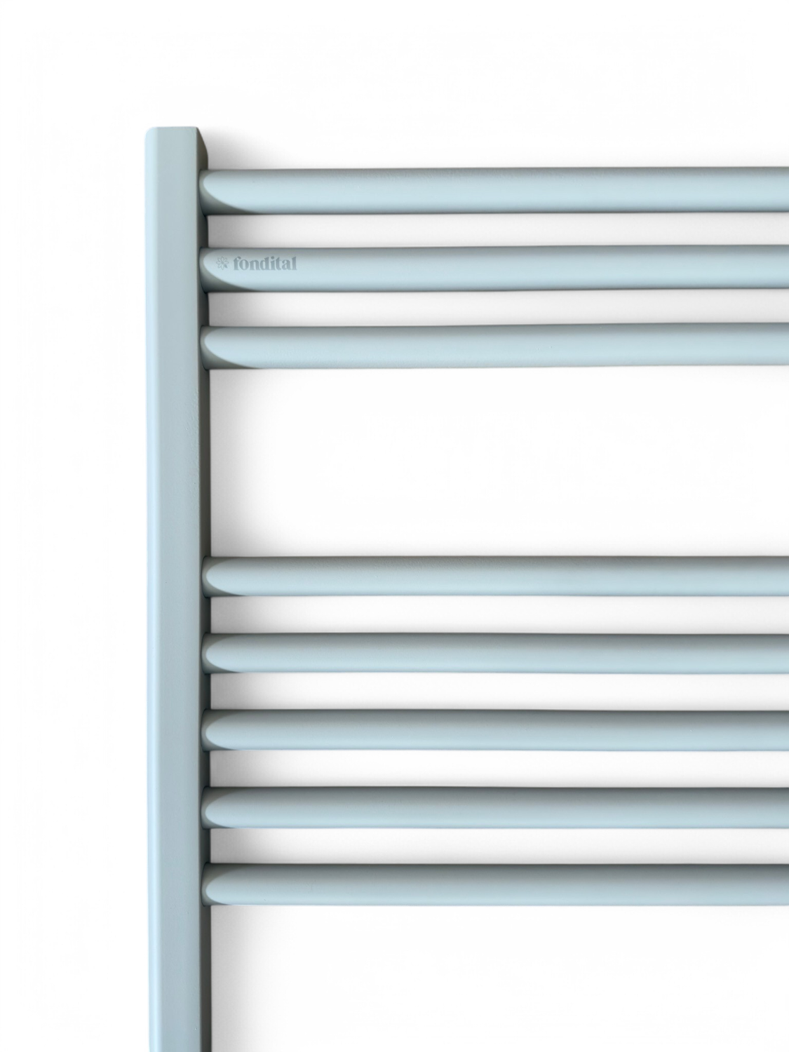 Radiateur sèche-serviettes en aluminium Fondital Cool 86 x 45 cm en argent