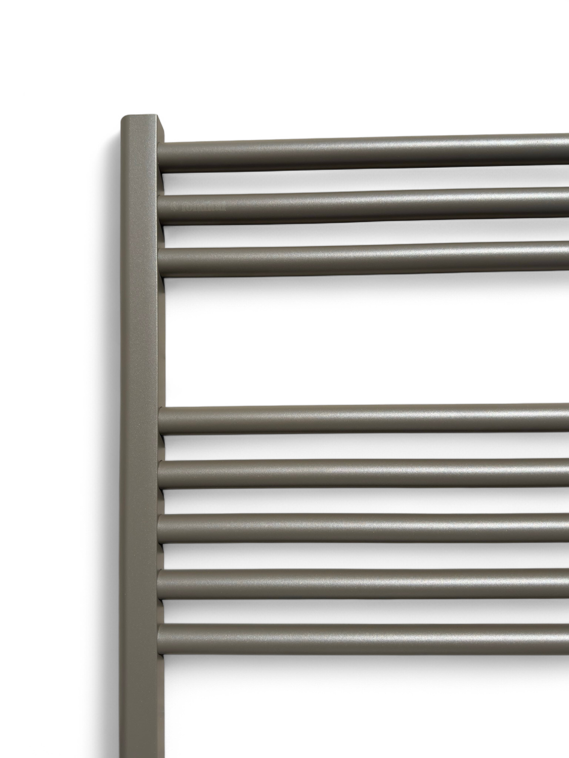 Radiateur sèche-serviettes en aluminium Fondital Cool 86 x 45 cm en bronze