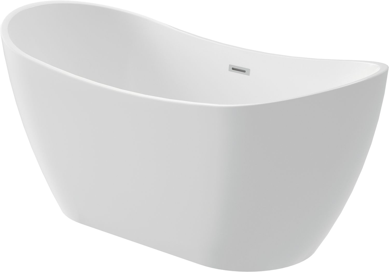 Oval acrylic freestanding bathtub Deante Arnika - 170 x 72 cm