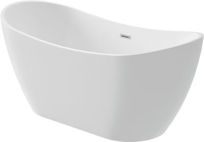 Oval Acrylic Freestanding Bathtub Deante Arnika - 170 x 72 cm