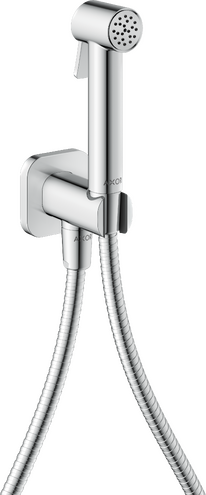 Douchette hygiénique pour WC Axor softsquare pour eau froide avec support et flexible