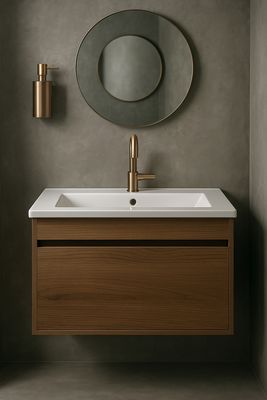 Meuble de salle de bains Oceana 56 cm à un tiroir (sans vasque)