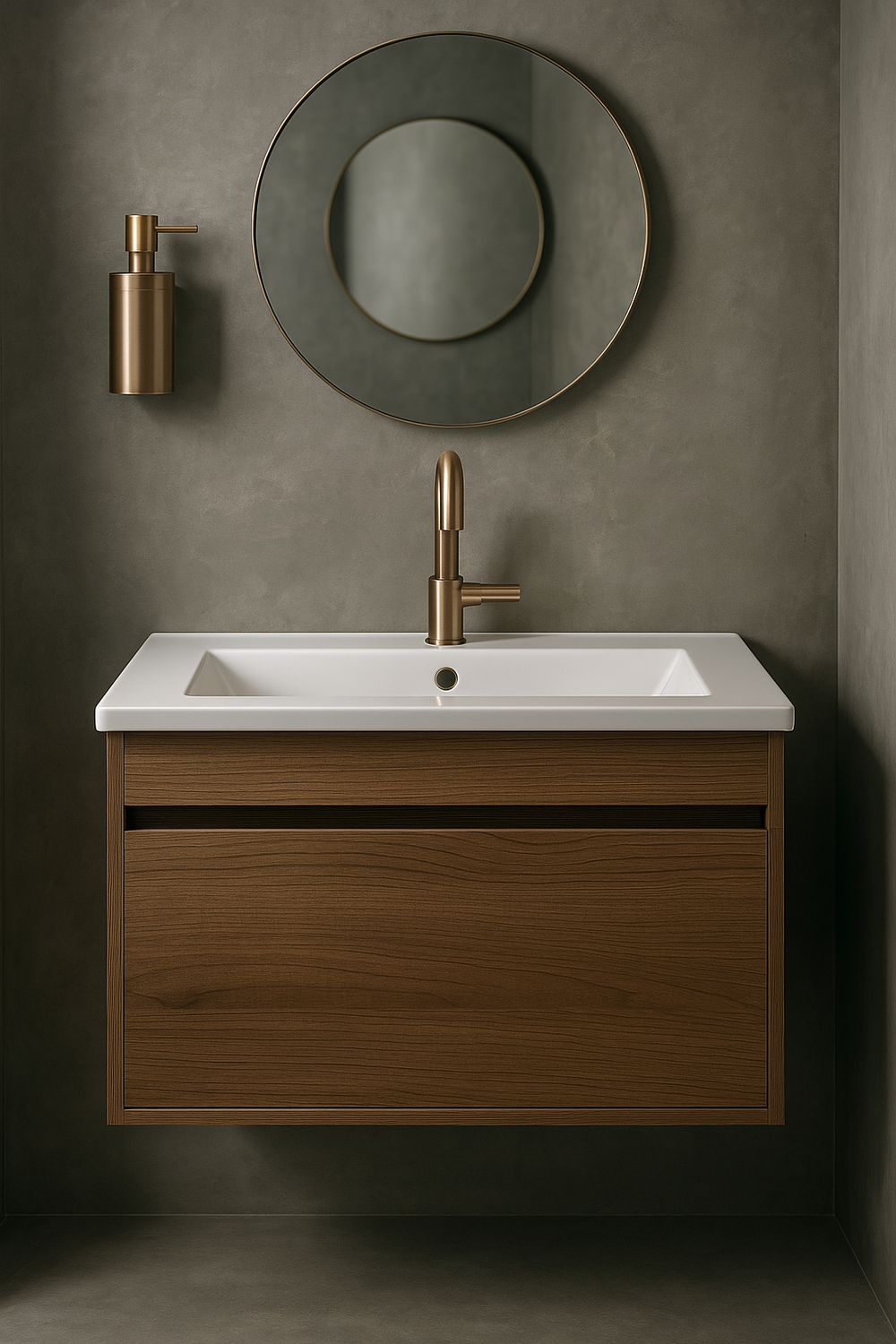 Meuble de salle de bains Oceana 56 cm à un tiroir (sans vasque)