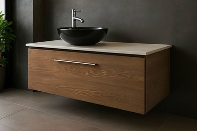 Meuble de salle de bains Stone 120 cm à un tiroir (sans vasque)