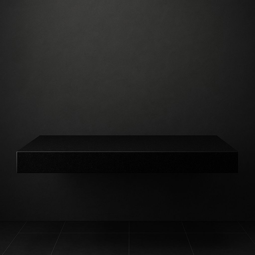 Plan Stone 120 cm granité noir