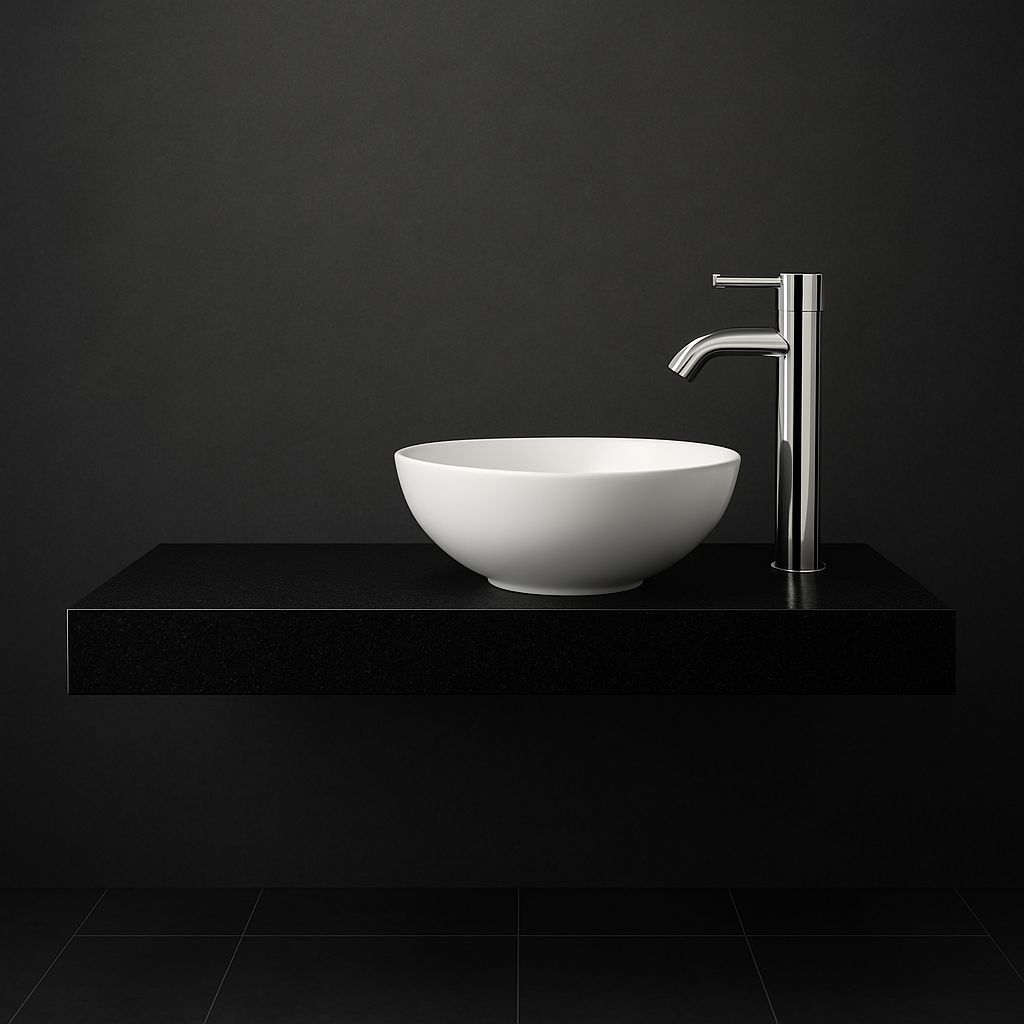 Plan Stone 120 cm granité noir